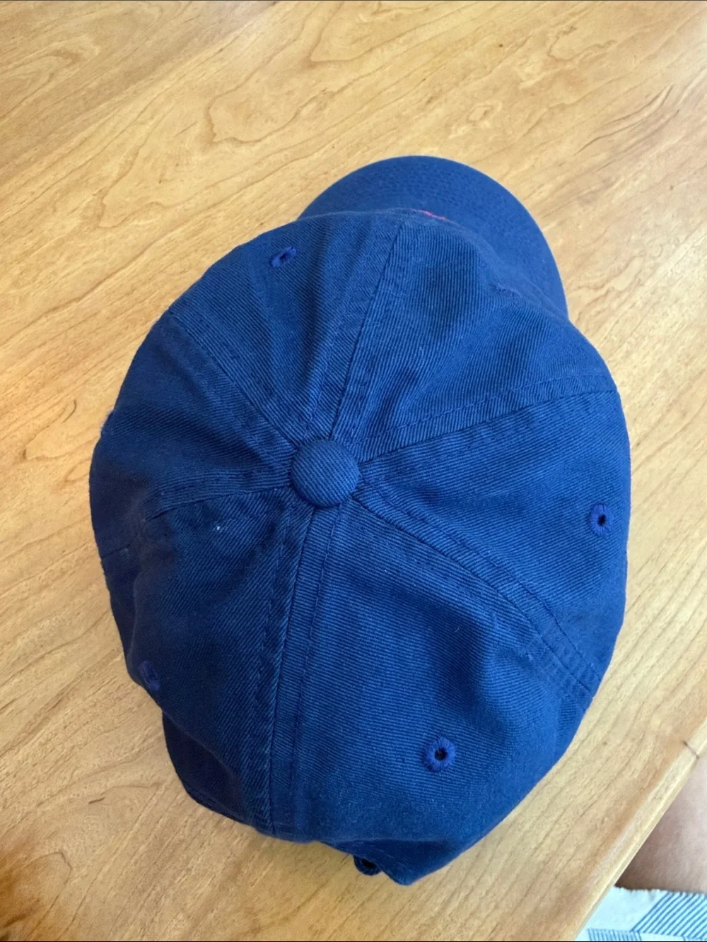 Smathers & Branson Arnold Palmer Umbrella Needlepoint Navy Baseball Cap